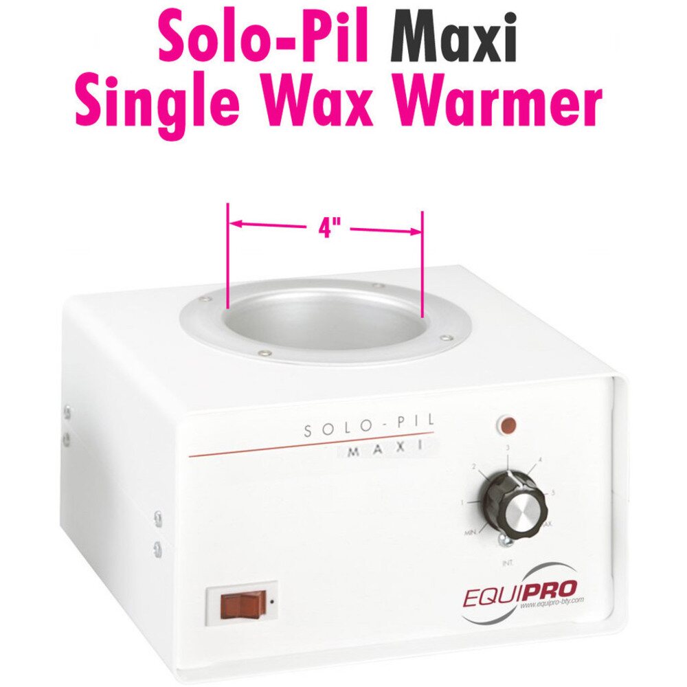 Solo-Pil Maxi Single Wax Warmer with 4" Diameter Tank by Equipro