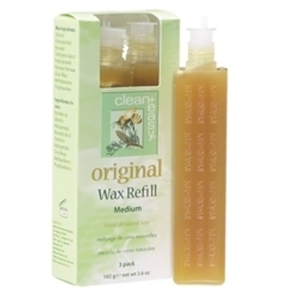 CLEAN+EASY Original Wax Refills Medium 3-pk.
