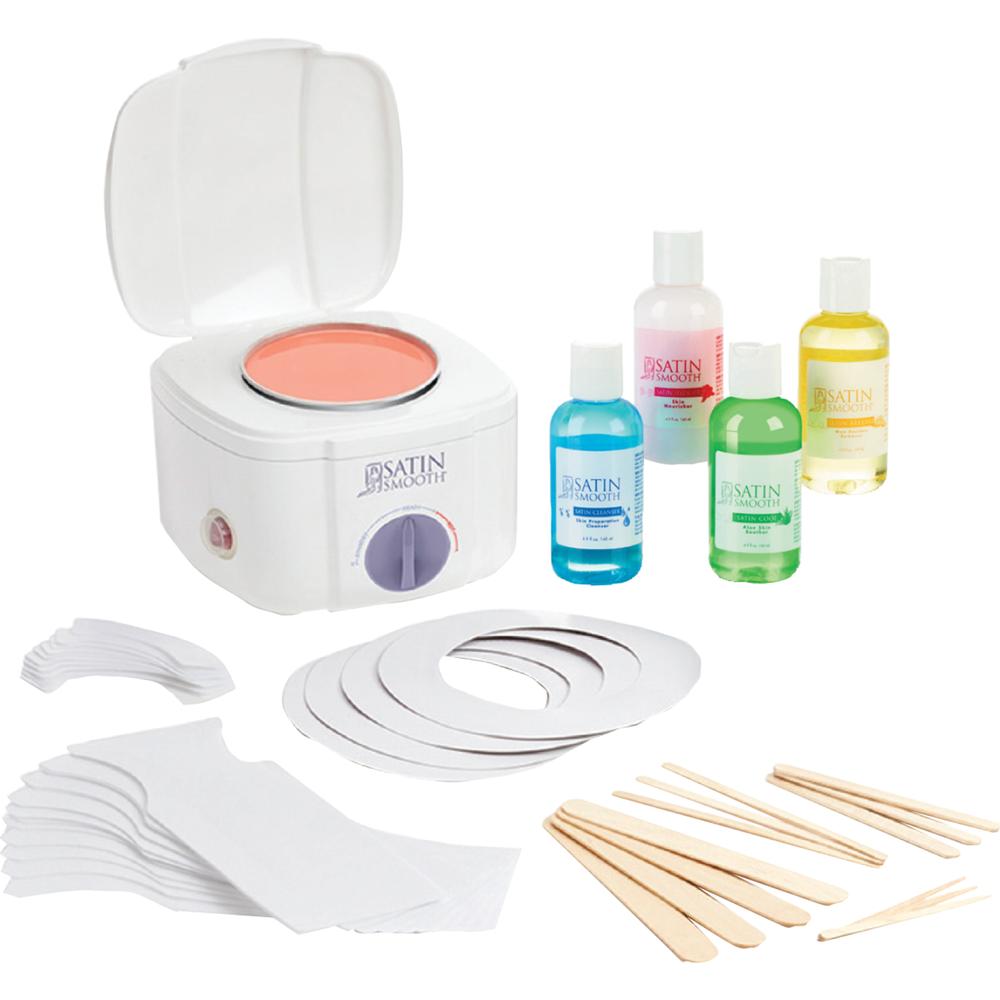 SATIN SMOOTH Single Warmer Wax Kit