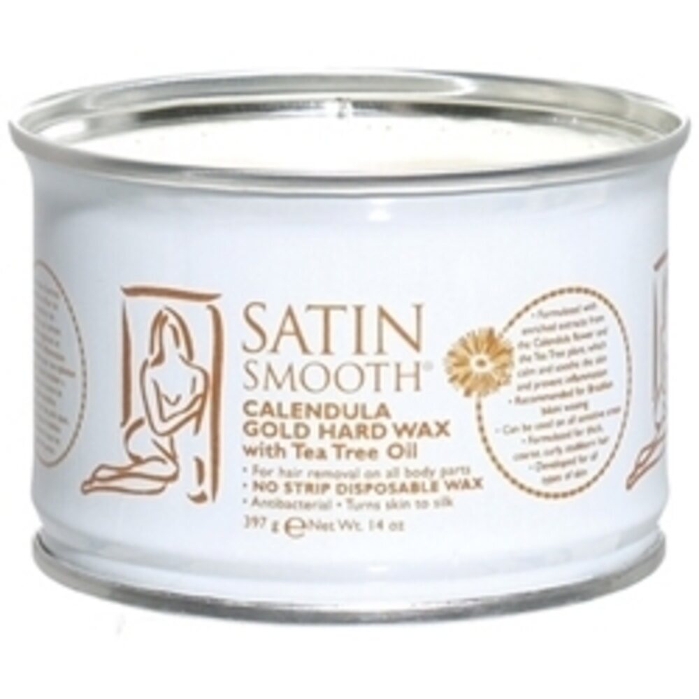 SATIN SMOOTH Calendula Gold Hard Wax with Tea Tree