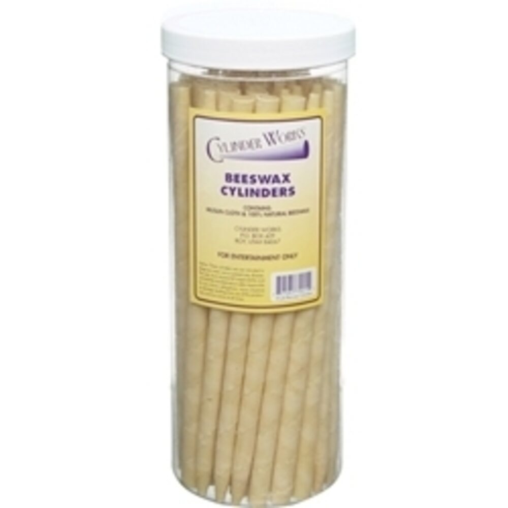CYLINDER WORKS Beeswax Candles 50 Pack