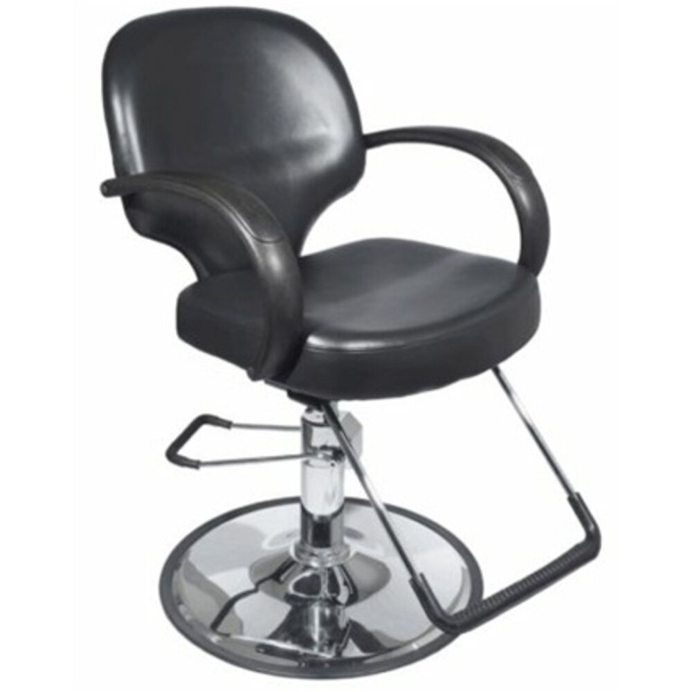 Encore Luca Styling Chair Round Base (H-1818BKR)