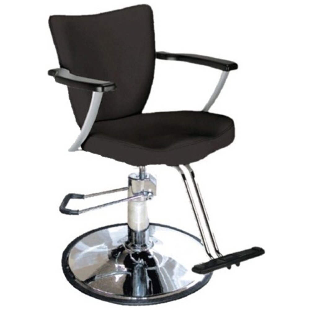 Encore Giuliano Styling Chair Round Base (H-1903BKR)
