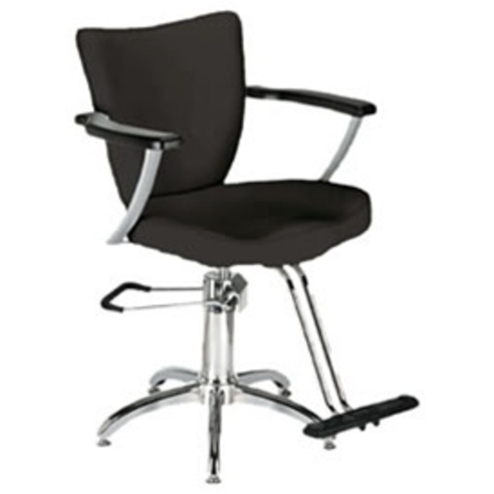 Encore Giuliano Styling Chair Star Base (H-1903BKS)