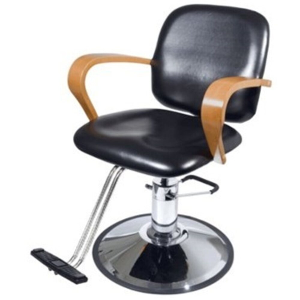 Encore Giovanni Styling Chair Round Base (H-2112BKR)