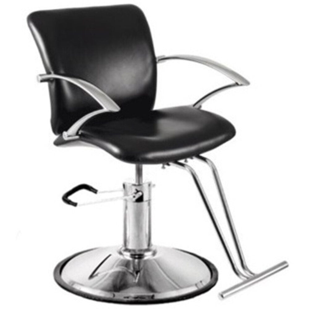 Encore Cristofano Styling Chair Round Base (H-2115BKR)