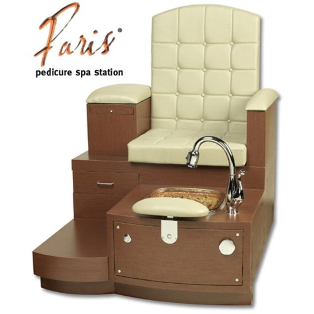 Single Paris Pedicure Station Bench by Gulfstream
