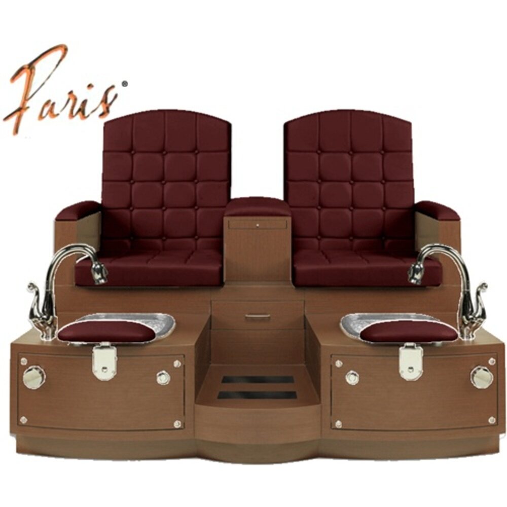 Double Paris Pedicure Station Bench by Gulfstream