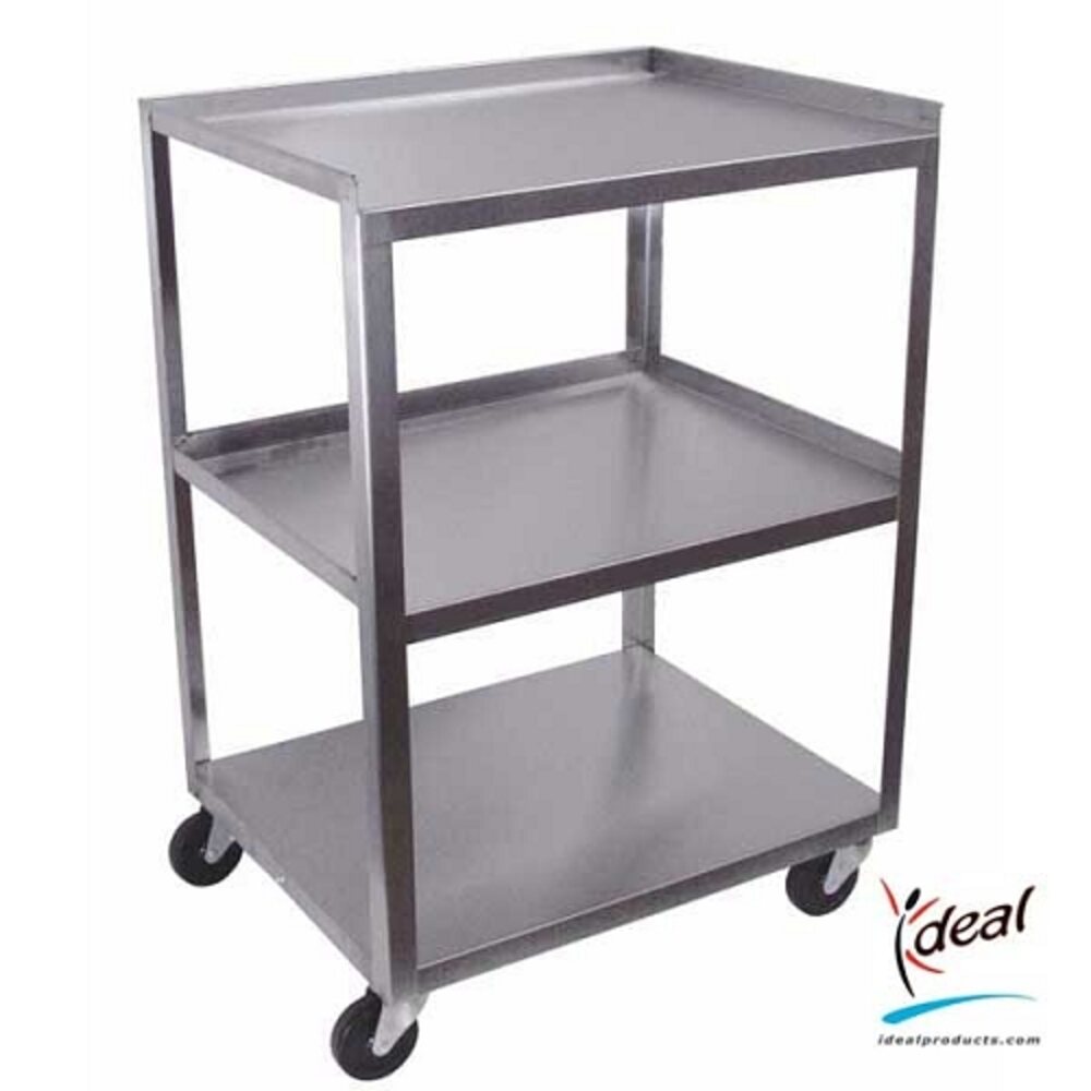 3 Shelf Stainless Steel Utility Cart 21