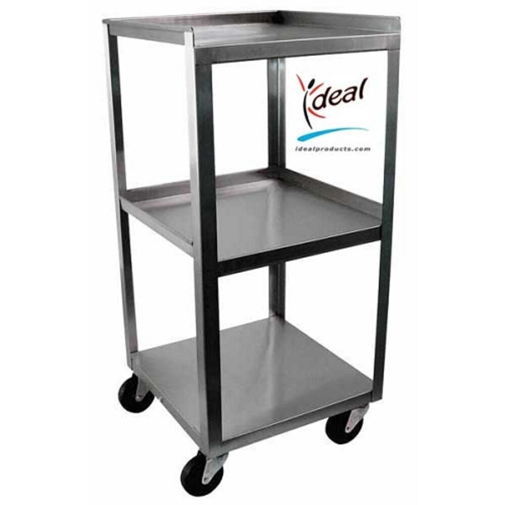 3 Shelf Stainless Steel Utility Cart 14