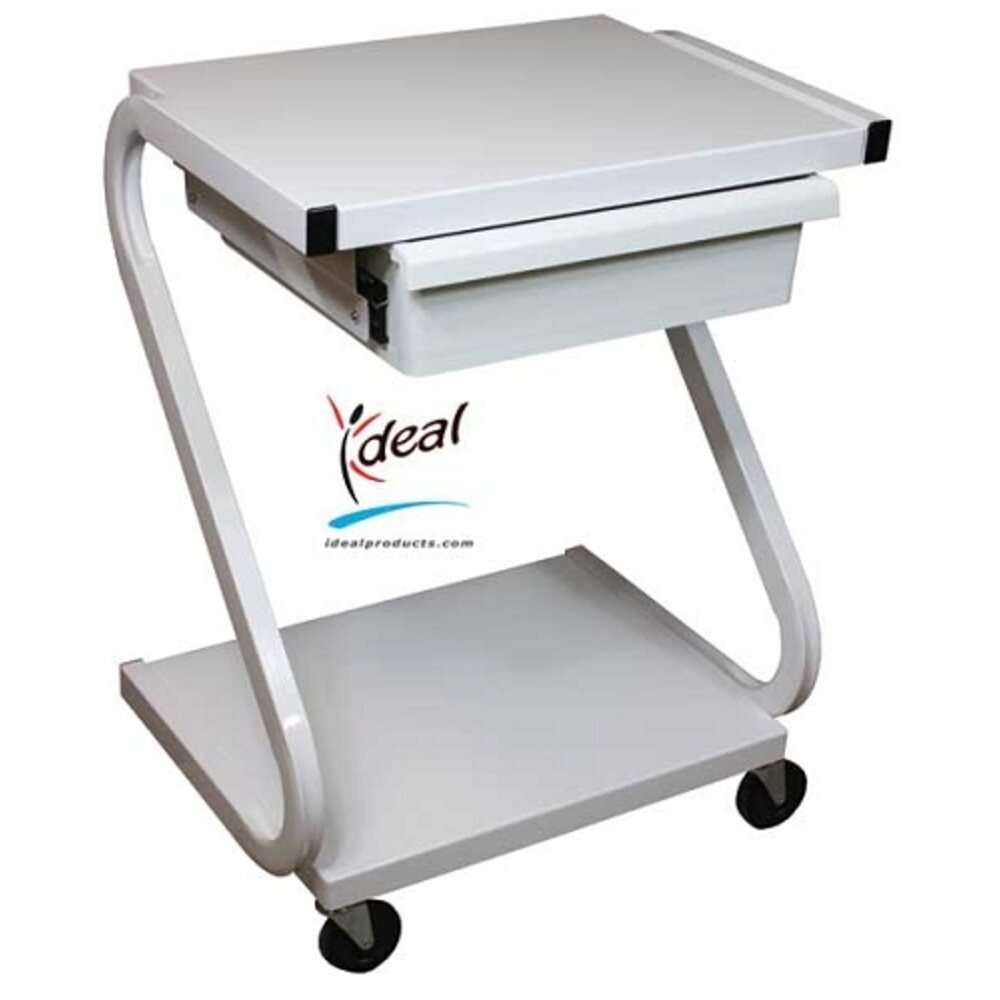 2 Shelf Equipment Cart with Drawer 22