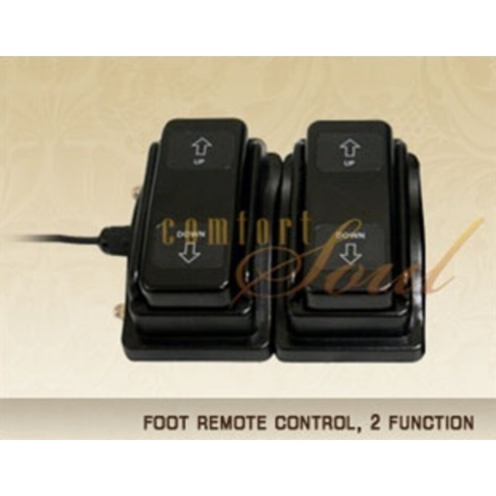 Foot Remote Control 2 Function by ComfortSoul (FR200B)