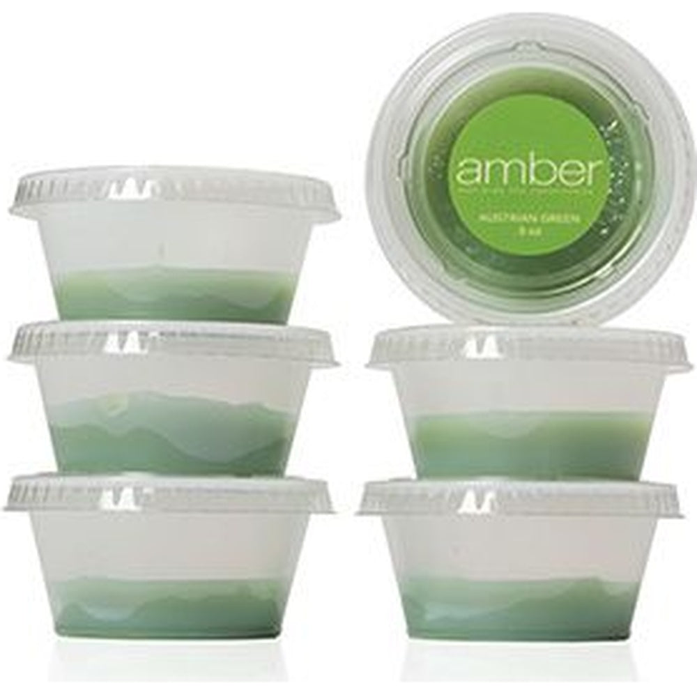Austrian Green Wax Six 12 oz. Cups by Amber Products (AMB135)