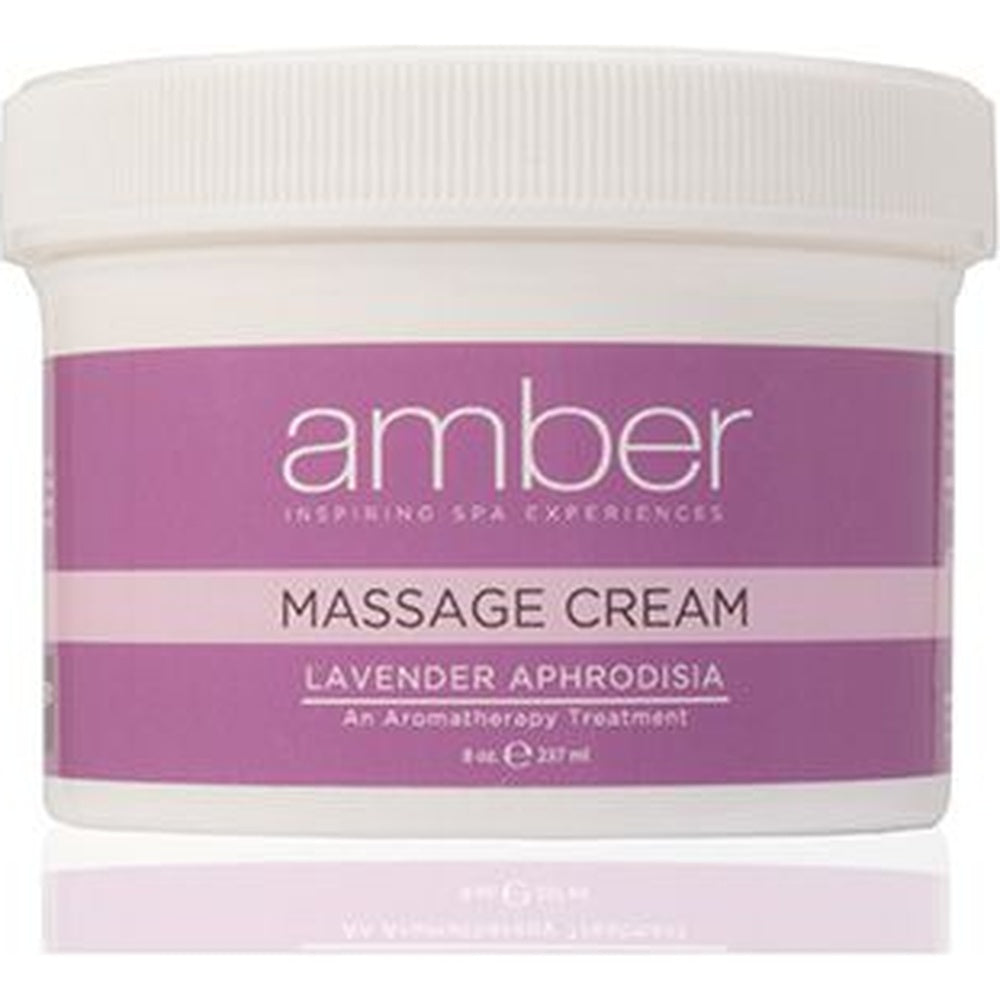 Lavender Massage Cream 8 oz. by Amber Products (AMB531-L)