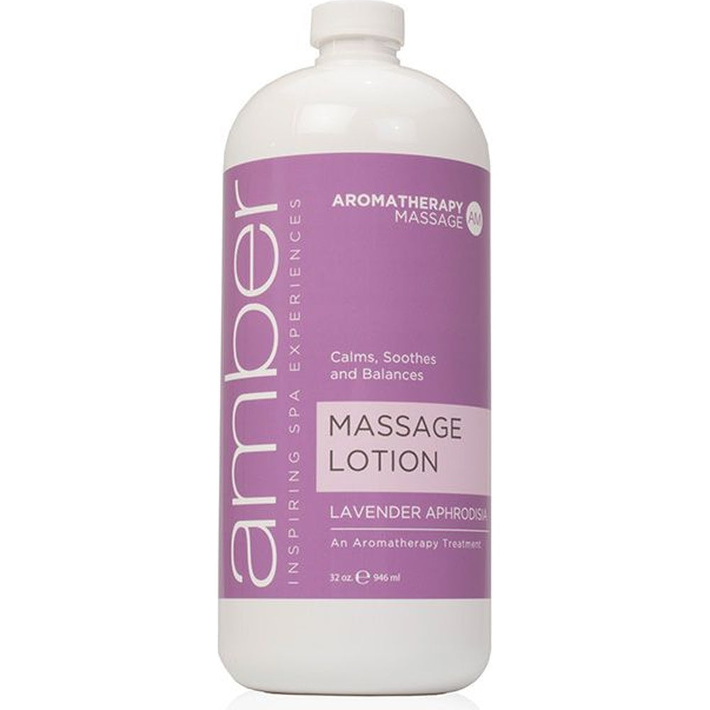 Lavender Massage Lotion 32 oz. by Amber Products (AMB529-L)