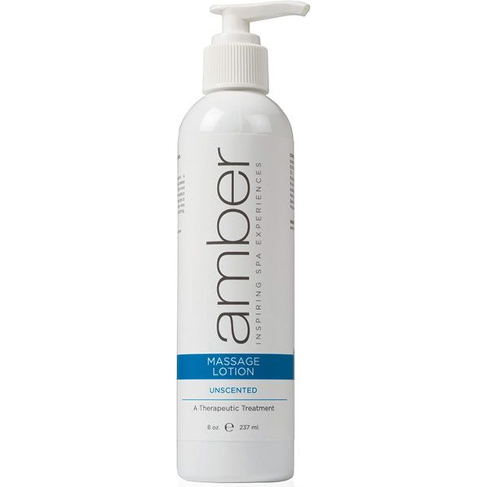 Unscented Massage Lotion 8 oz. by Amber Products (AMB528-U)