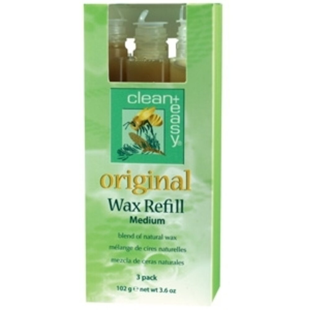 Original Wax Refill Medium 3 Pack by Clean & Easy (CE-41632)