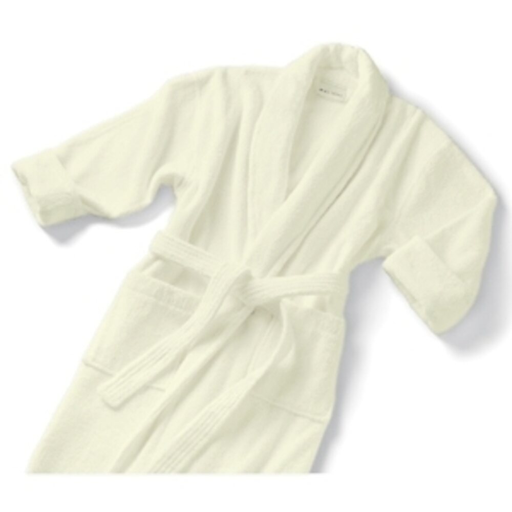 Velour Kimono Robe Ecru XXL by Boca Terry (SSSW066)