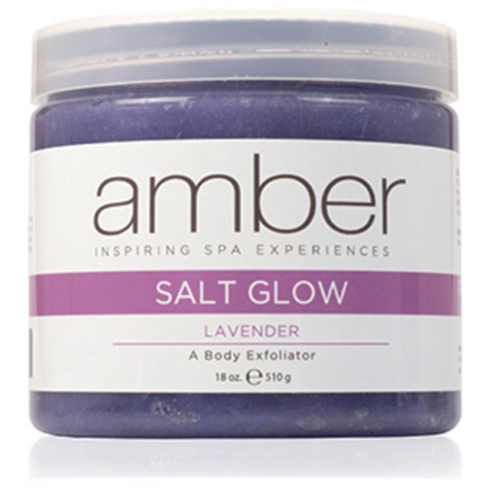 Lavender Aphrodisia Salt Glow 16 oz. by Amber Products (AMB720-LS)