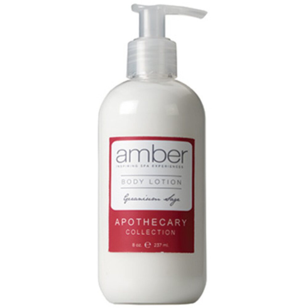Geranium Sage Body Lotion 8 oz. by Amber Products (AMBR654-GS)