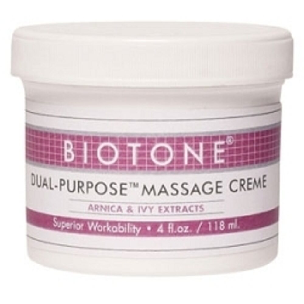 Dual Purpose Massage Cr&egrave;me 4 oz. by Biotone (BIDP4)