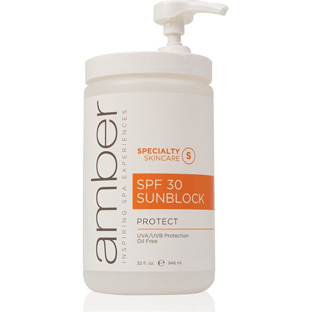 Sunblock SPF 30 32 oz. by Amber Products (AMBQ221)