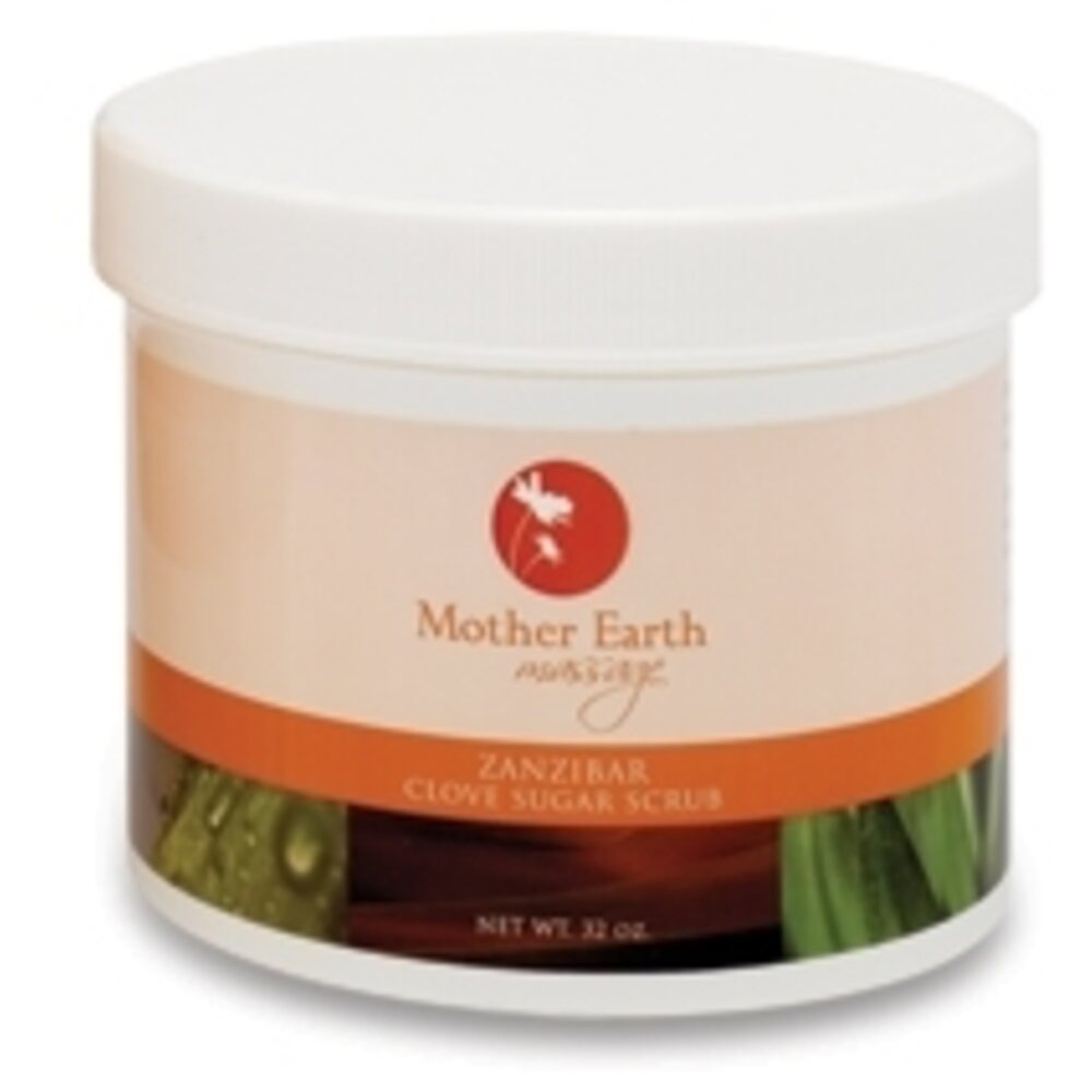 Zanzibar Clove Sugar Scrub 32 oz. by Mother Earth (P500)