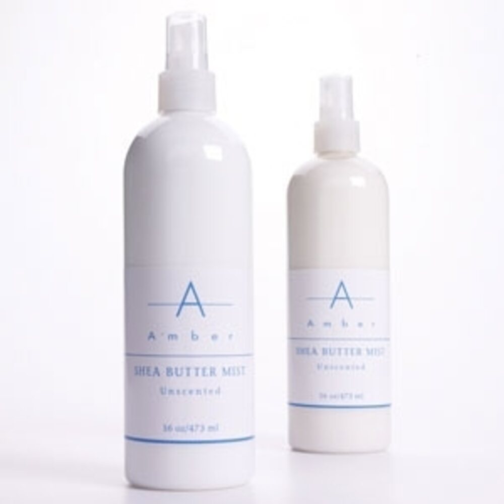 Unsented Shea Butter Mist 16 oz. by Amber Products (AMB535-U)