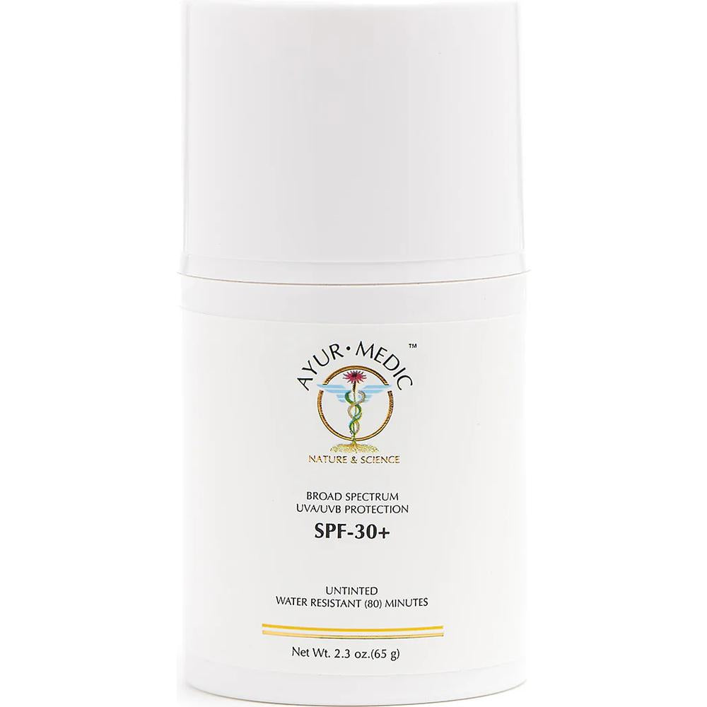 SPF 30 Sunblock Untinted 2.5 oz. by Ayur-Medic Skincare (AM32R)