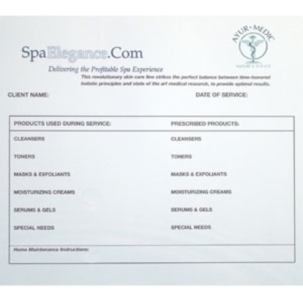 Prescription Pad by Ayur-Medic Skincare (AYPRE)