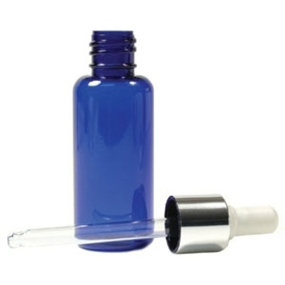 Blue Dropper Bottle 1 oz. 10 Pack (Q-56)