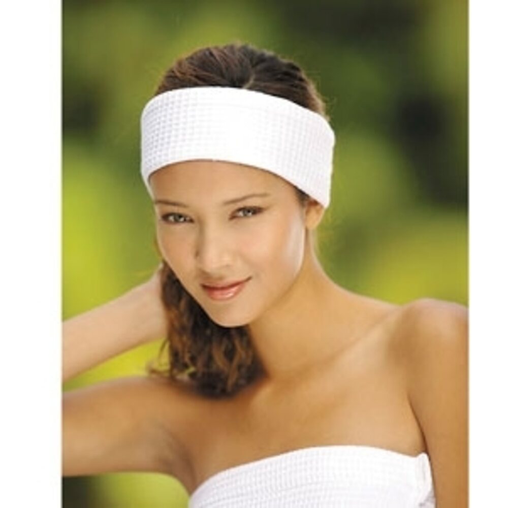 Waffle Headband White by Boca Terry (SSSW077)
