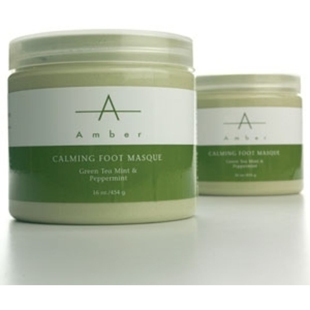 Green Tea MintPeppermint Calming Foot Masque 64 oz. by Amber Products (AP129)