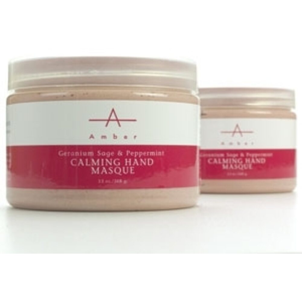 Geranium Sage & Peppermint Calming Hand Masque 13 oz. by Amber Products (AP107)