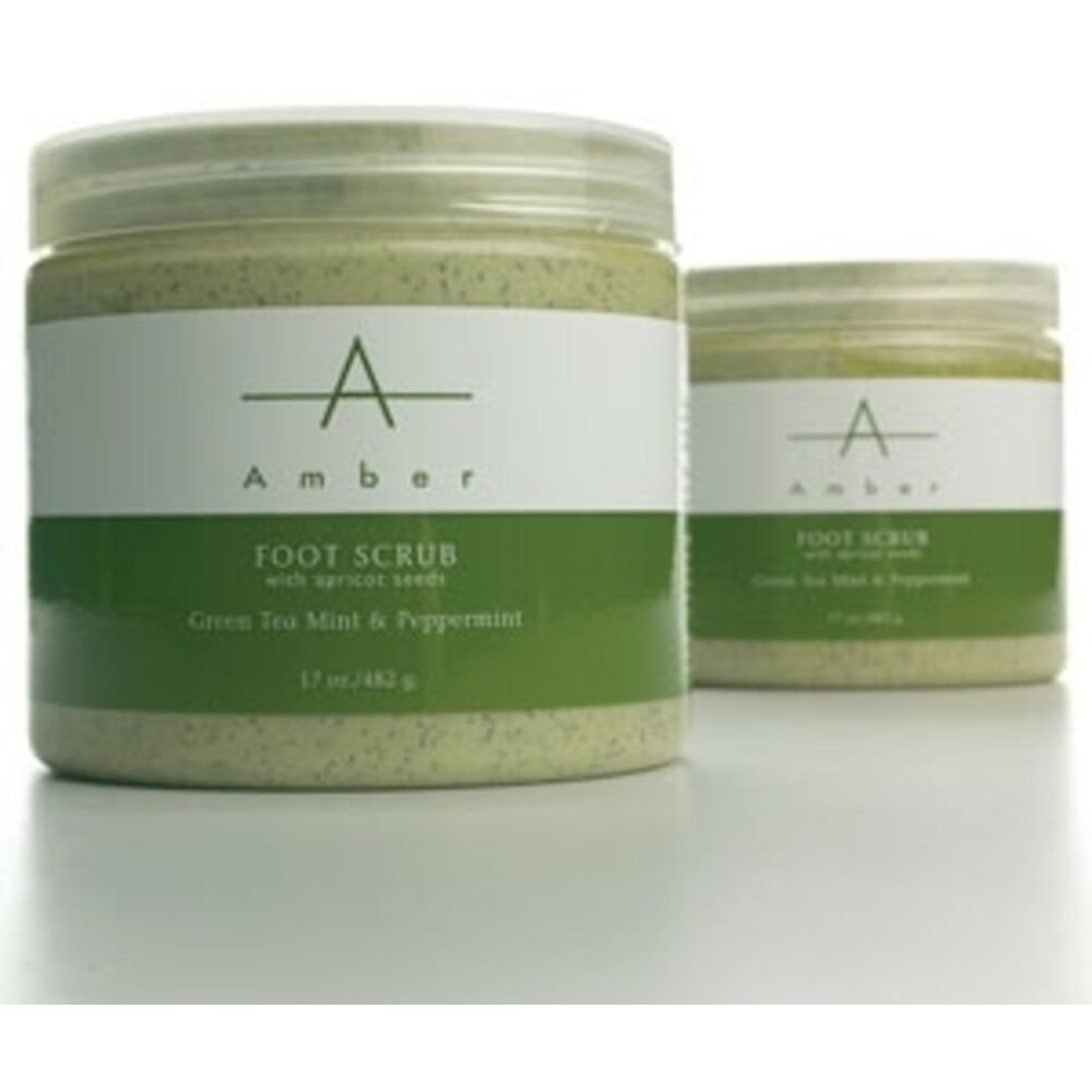 Green Tea MintPeppermint Foot Scrub 64 oz. by Amber Products (AP123)