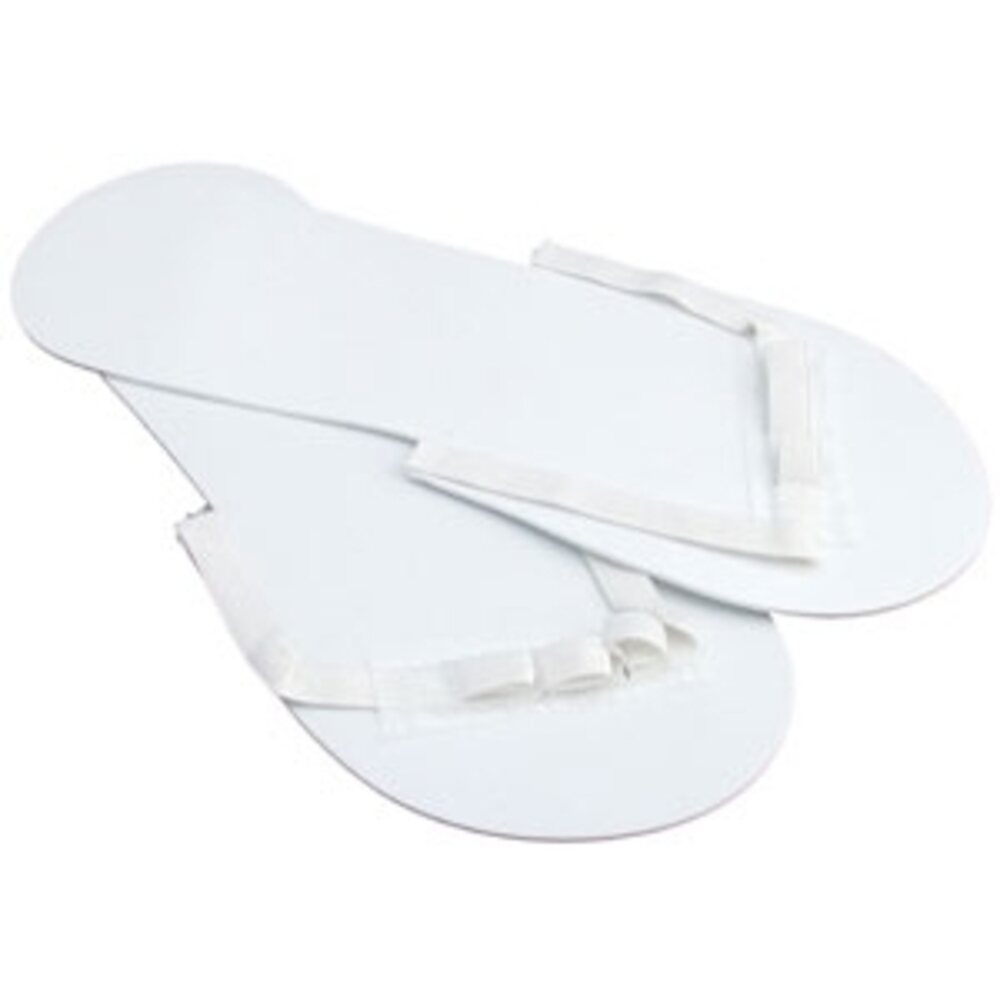 Scampers Disposable Pedicure Slippers White 50 Pack by Scampers (50290)
