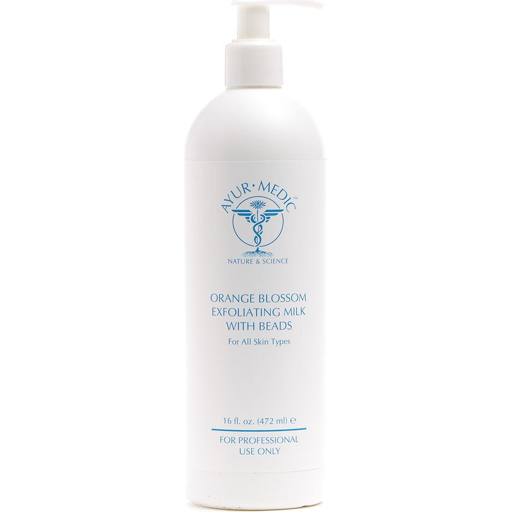Orange Blossom Exfoliating Milk 16 oz. by Ayur-Medic Skincare (AM04P)