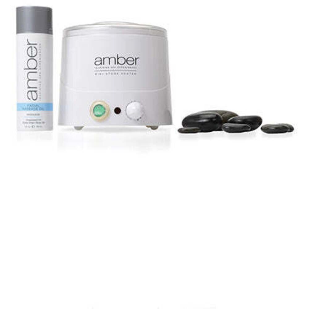 Hot Stone Facial Massage Kit by Amber Products (AMBE832K)