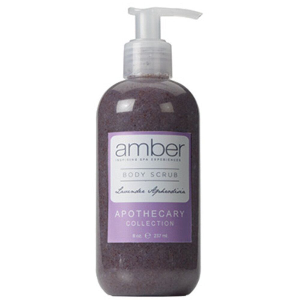Lavender Aphrodisia Body Scrub 11 oz. Case of 6 by Amber Products (AMBR652-L)