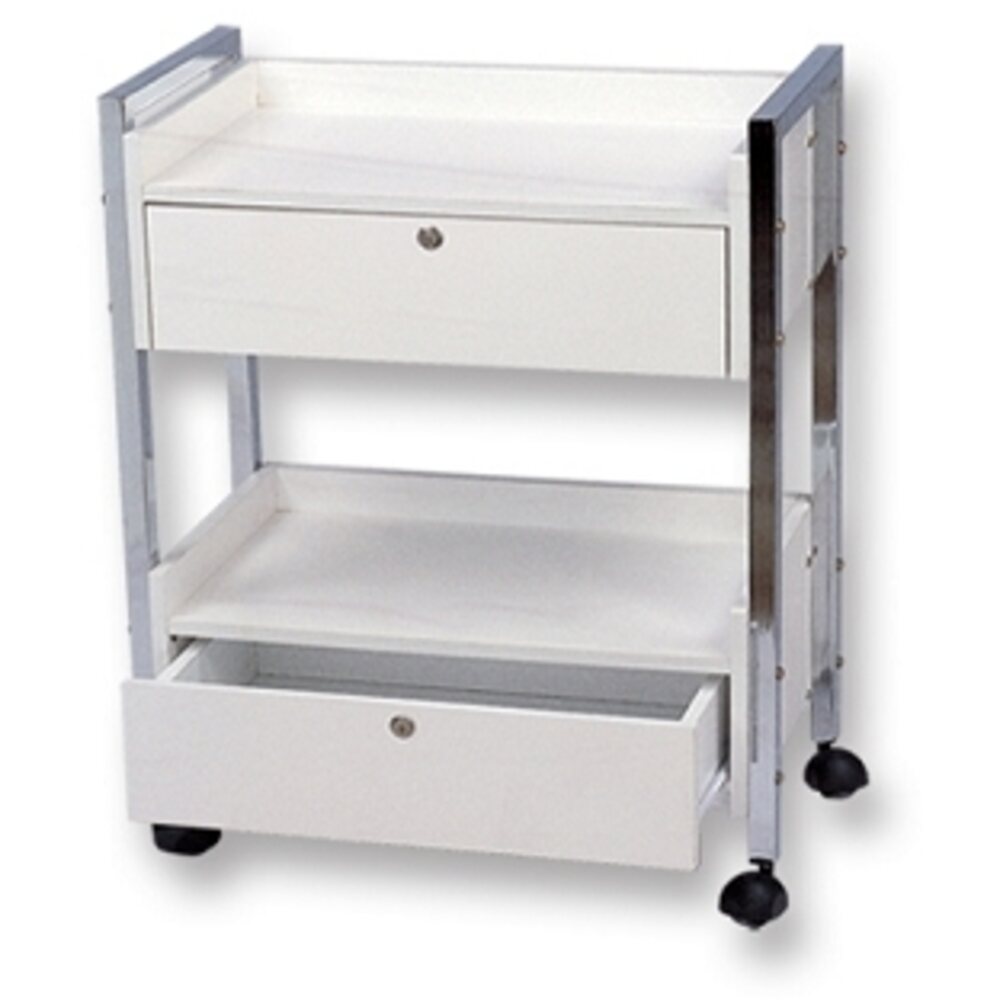 Meishida Salon Cart with 2 Locking Drawers (WC-100