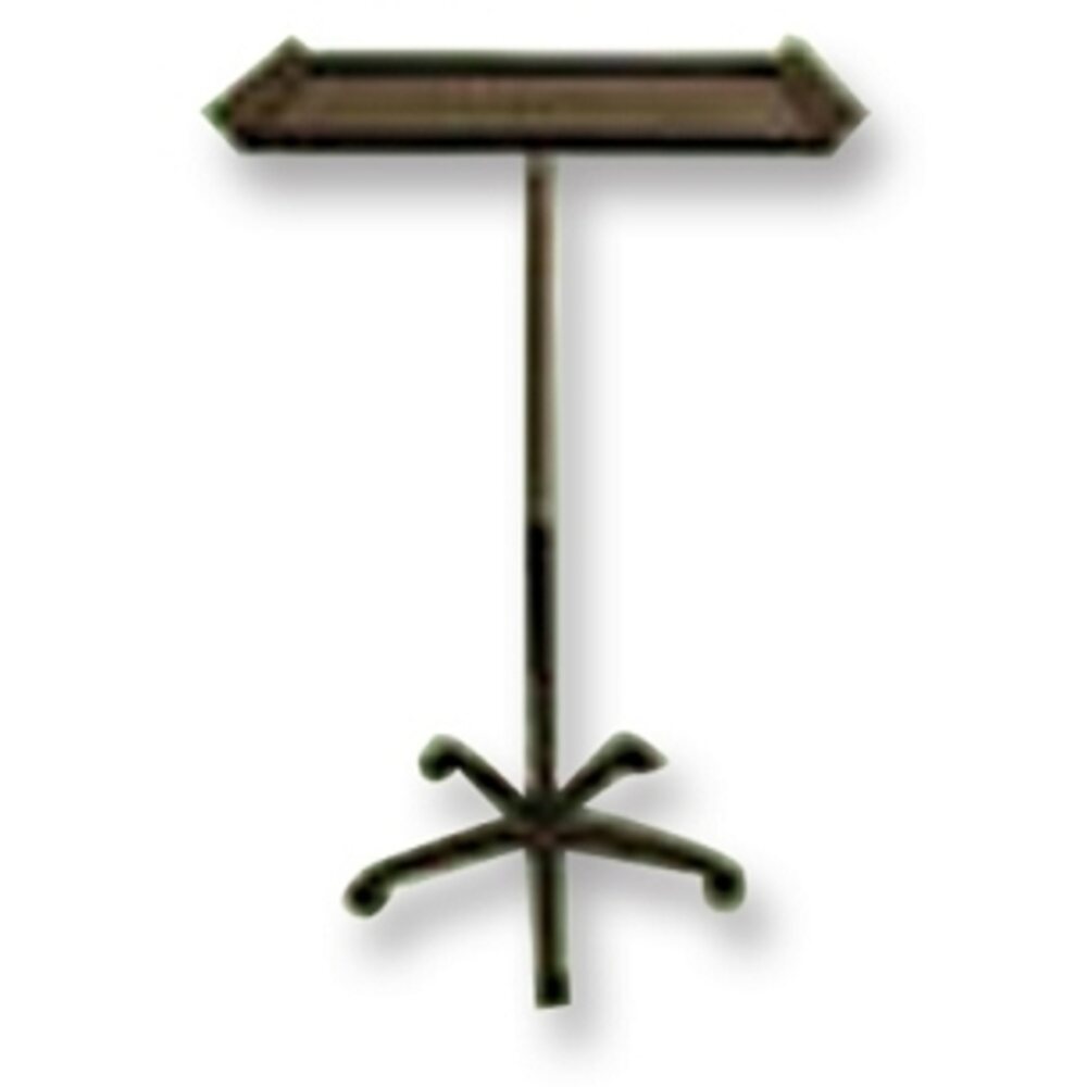 Meishida Tray with Stand and Wheels in Black or Si