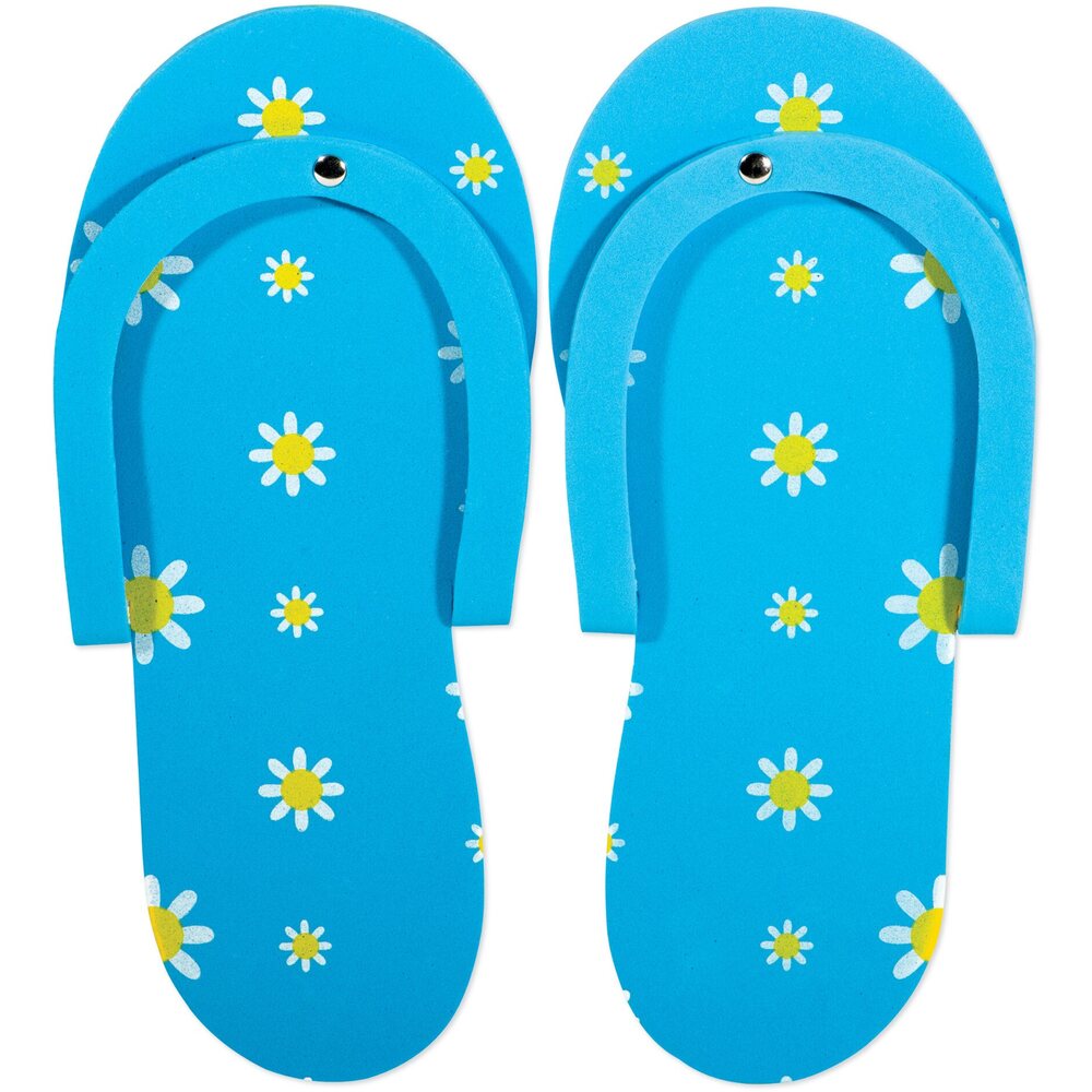 DL Professional Daisy Pedi Slippers Blue (DL-C87