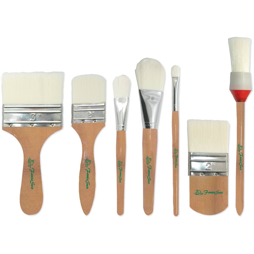 Fantasea 7 Piece Synthetic Body Brush Set (FSC195)