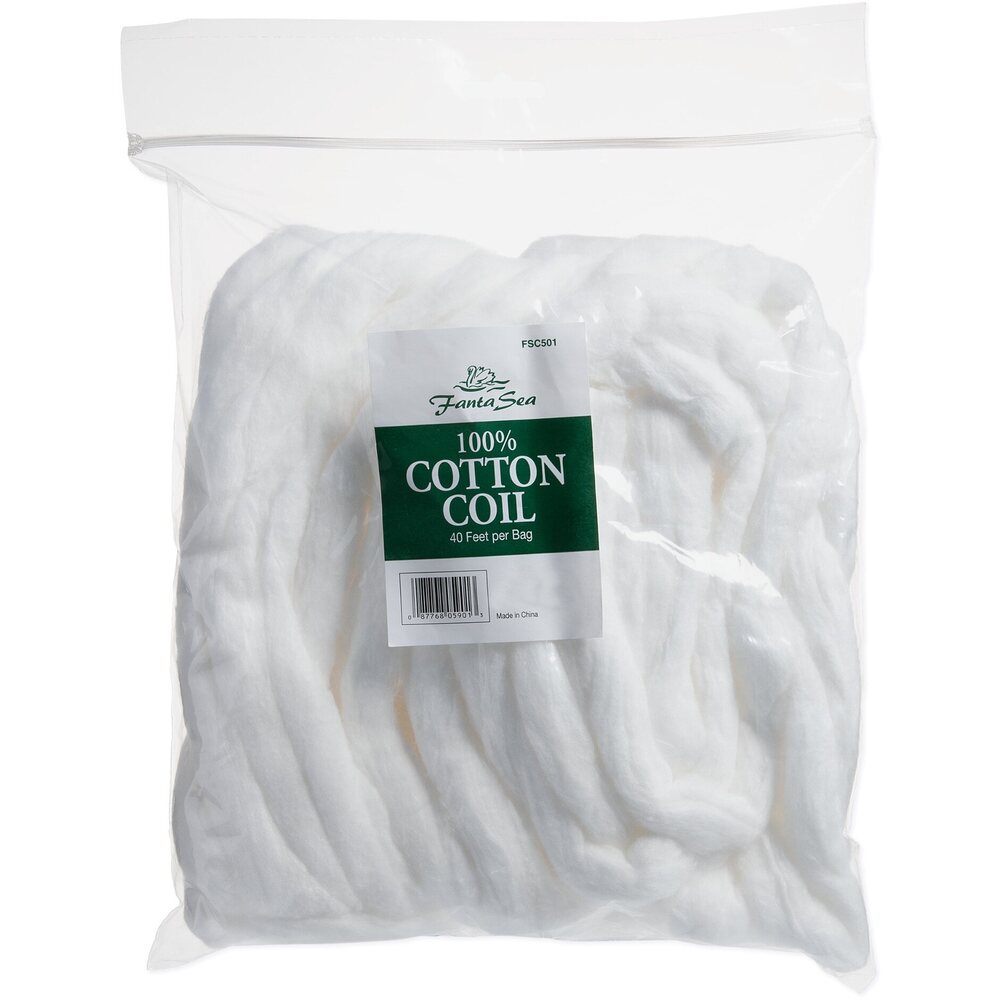 Fantasea Cotton Coil 40 Ft. per Bag (FSC501)