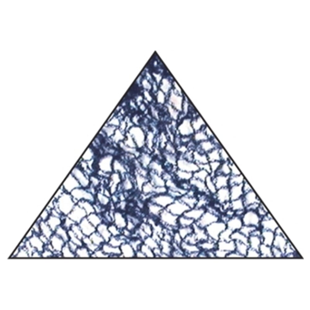 Gold Magic Rayon Triangle Veils Black (825-BK)