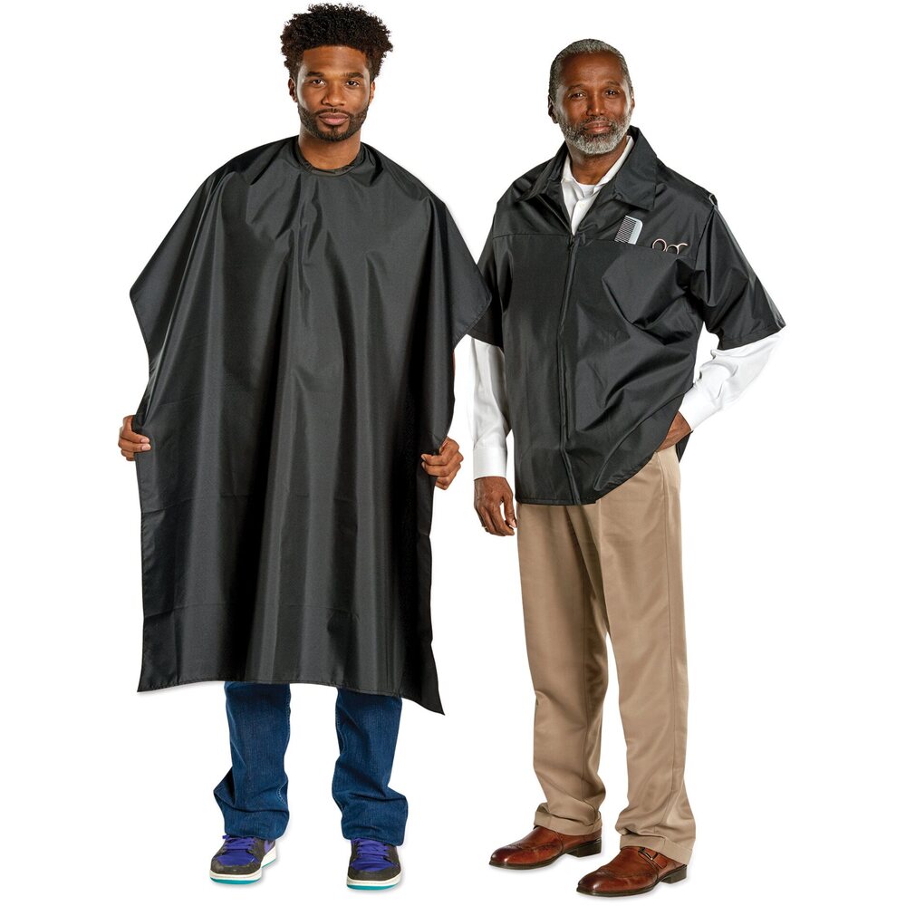 Scalpmaster Barber Jacket And Cutting Cape Set Bl