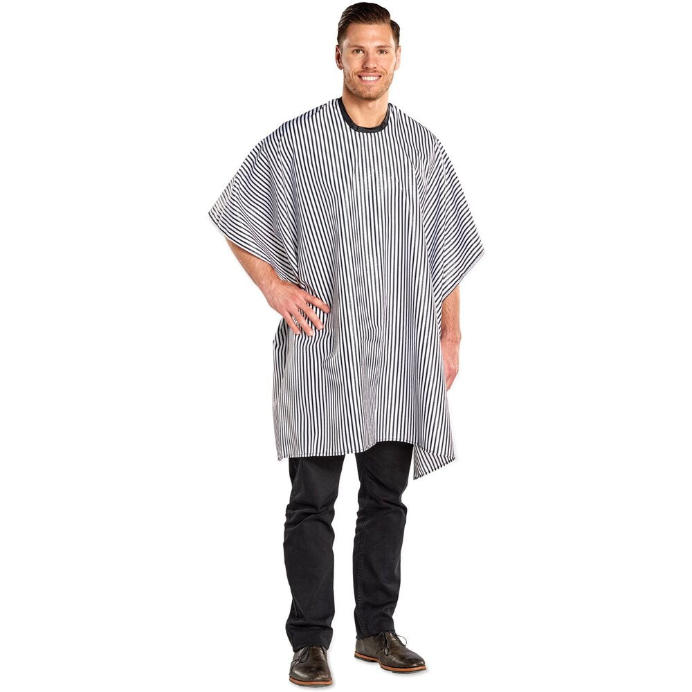 Scalpmaster Nylon Striped Barber Cloth 45