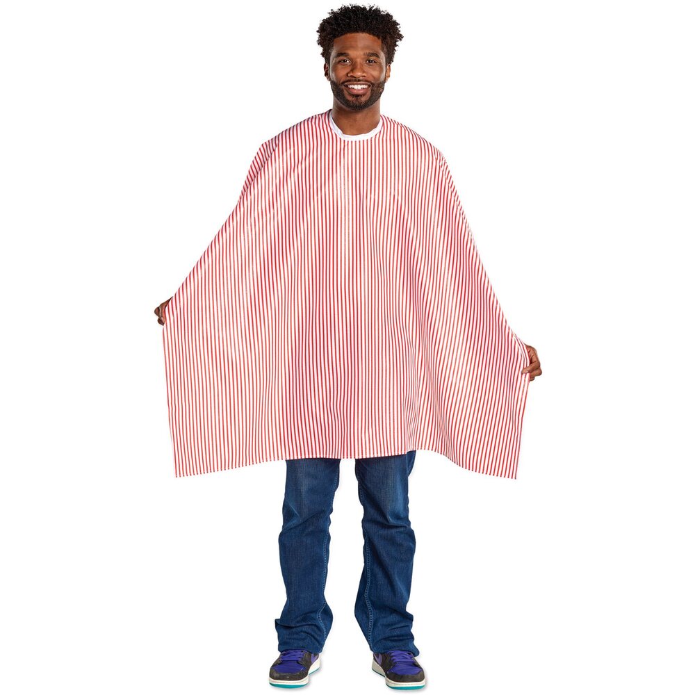 Scalpmaster Nylon Striped Barber Cloth 45