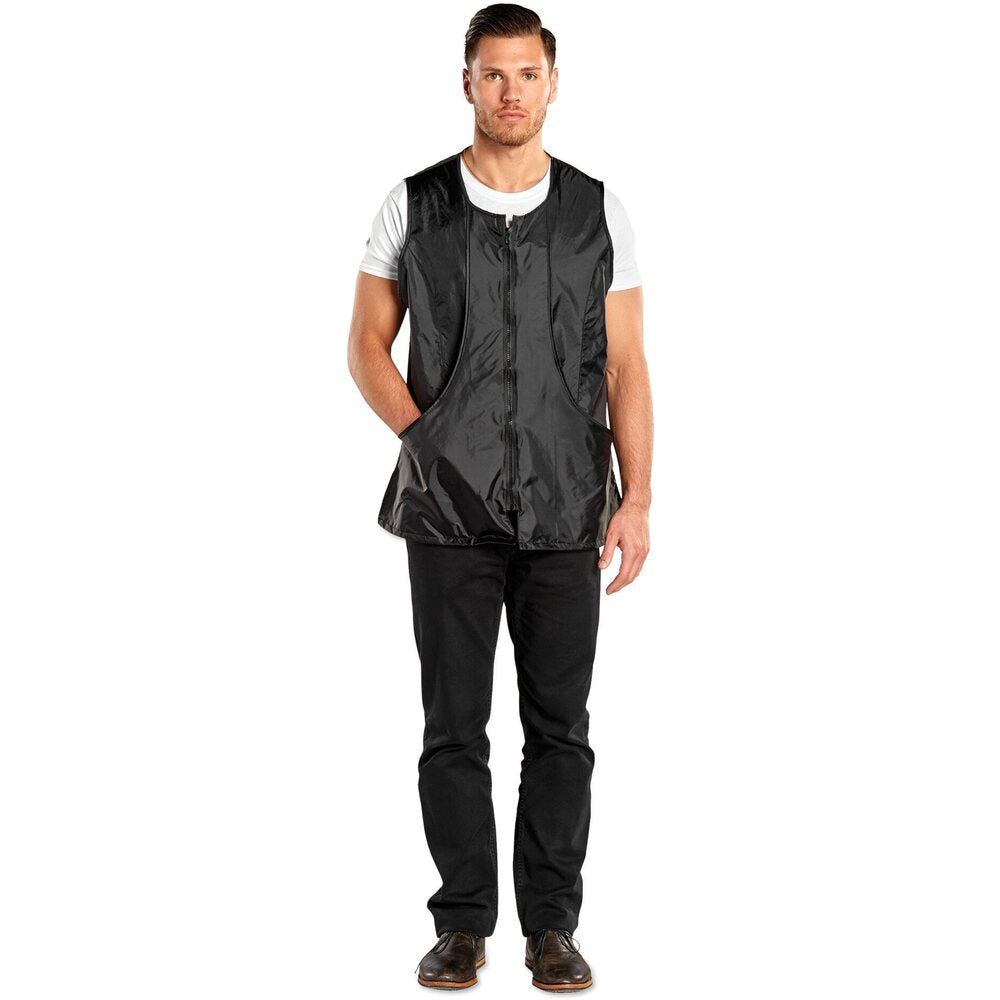 Scalpmaster Nylon Vest Jacket Zipper Black (3054)