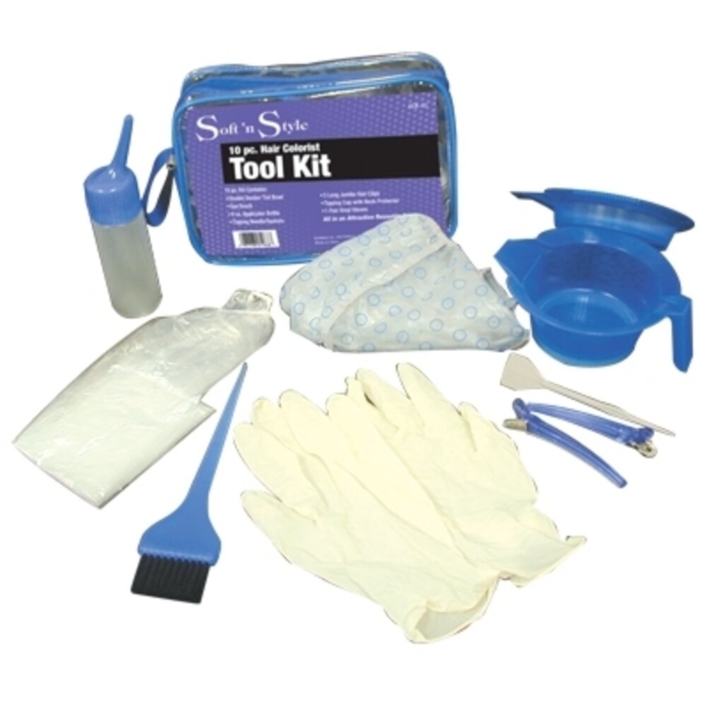 Soft 'n Style 10 Piece Hair Colorist Kit (HCK-10)